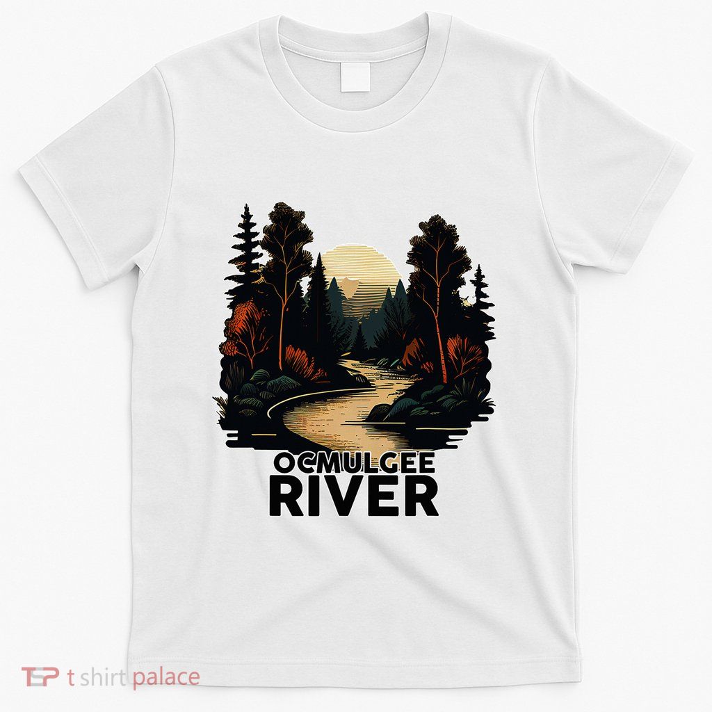 Ocmulgee River Retro Minimalist River Ocmulgee T-Shirt