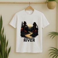 Ocmulgee River Retro Minimalist River Ocmulgee T-Shirt