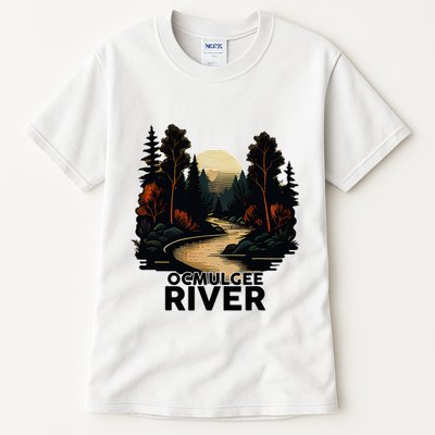 Ocmulgee River Retro Minimalist River Ocmulgee Tall T-Shirt