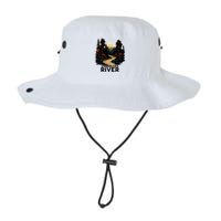 Ocmulgee River Retro Minimalist River Ocmulgee Bucket Hat