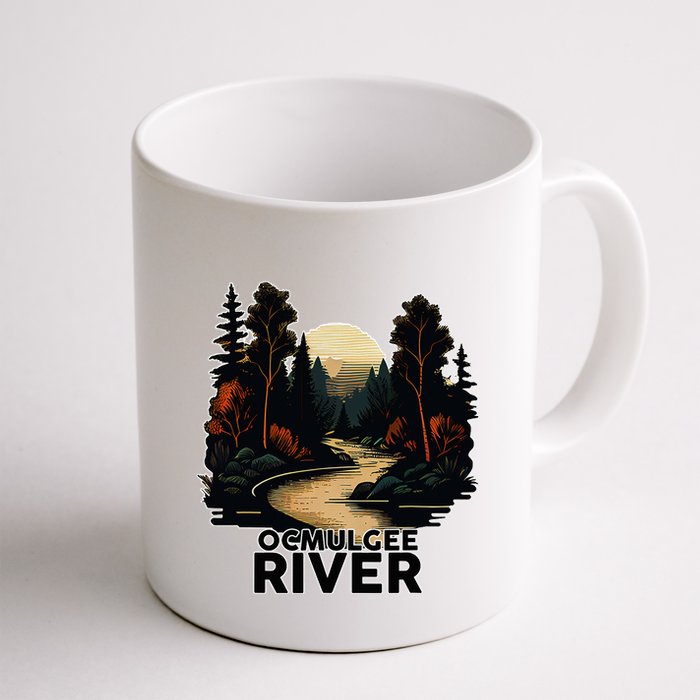Ocmulgee River Retro Minimalist River Ocmulgee Mug
