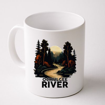 Ocmulgee River Retro Minimalist River Ocmulgee Coffee Mug