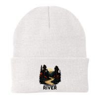 Ocmulgee River Retro Minimalist River Ocmulgee Beanie