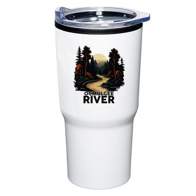 Ocmulgee River Retro Minimalist River Ocmulgee Tumbler