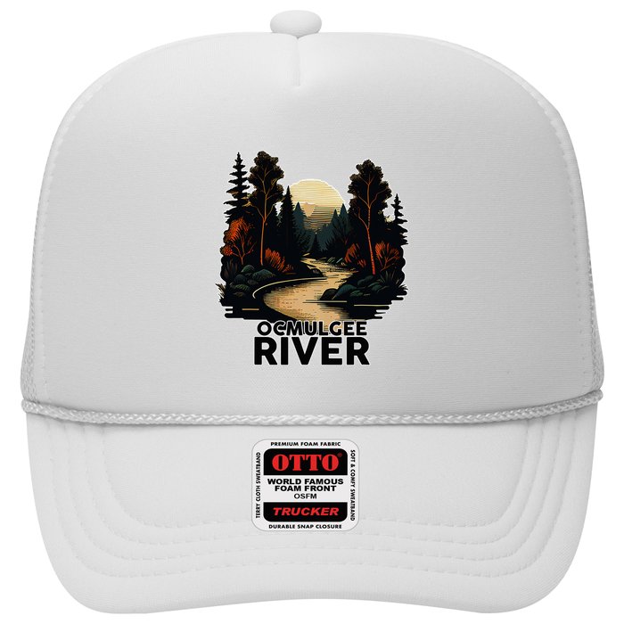 Ocmulgee River Retro Minimalist River Ocmulgee Hat