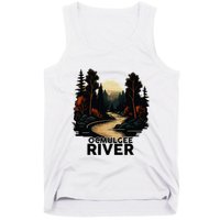 Ocmulgee River Retro Minimalist River Ocmulgee Tank Top