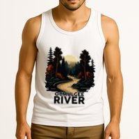 Ocmulgee River Retro Minimalist River Ocmulgee Tank Top