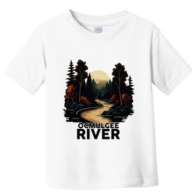 Ocmulgee River Retro Minimalist River Ocmulgee Toddler T-Shirt