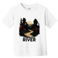 Ocmulgee River Retro Minimalist River Ocmulgee Toddler T-Shirt