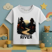 Ocmulgee River Retro Minimalist River Ocmulgee Toddler T-Shirt