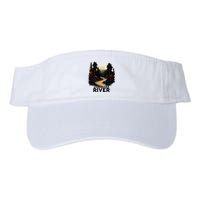 Ocmulgee River Retro Minimalist River Ocmulgee Visor