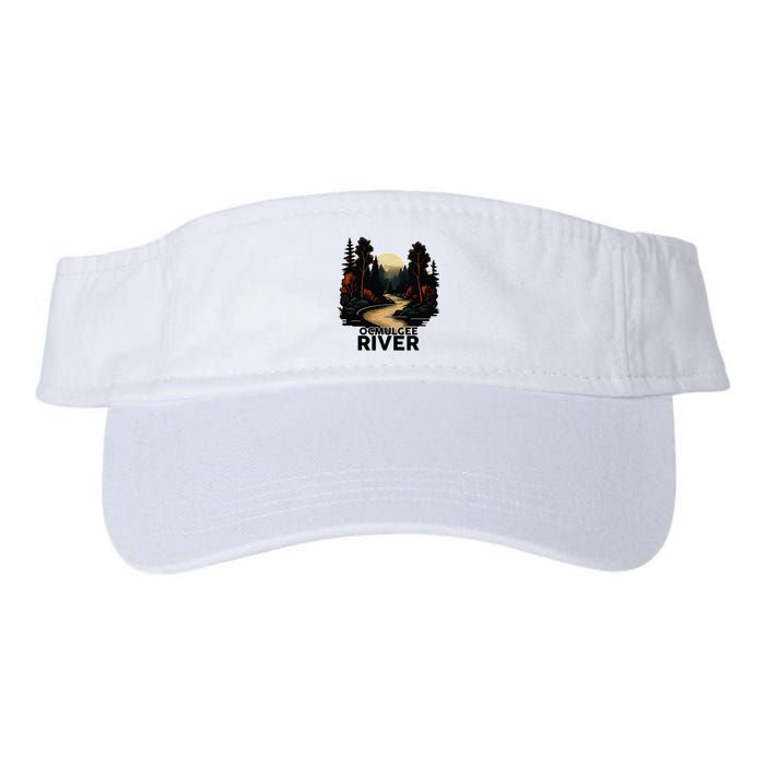Ocmulgee River Retro Minimalist River Ocmulgee Visor