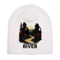 Ocmulgee River Retro Minimalist River Ocmulgee Short Acrylic Beanie