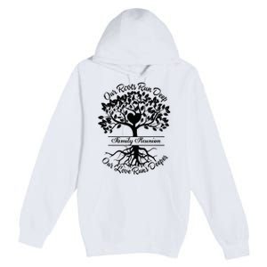 Our Roots Run Deep Our Love Runs Deeper Family Reunion 2024 Premium Pullover Hoodie