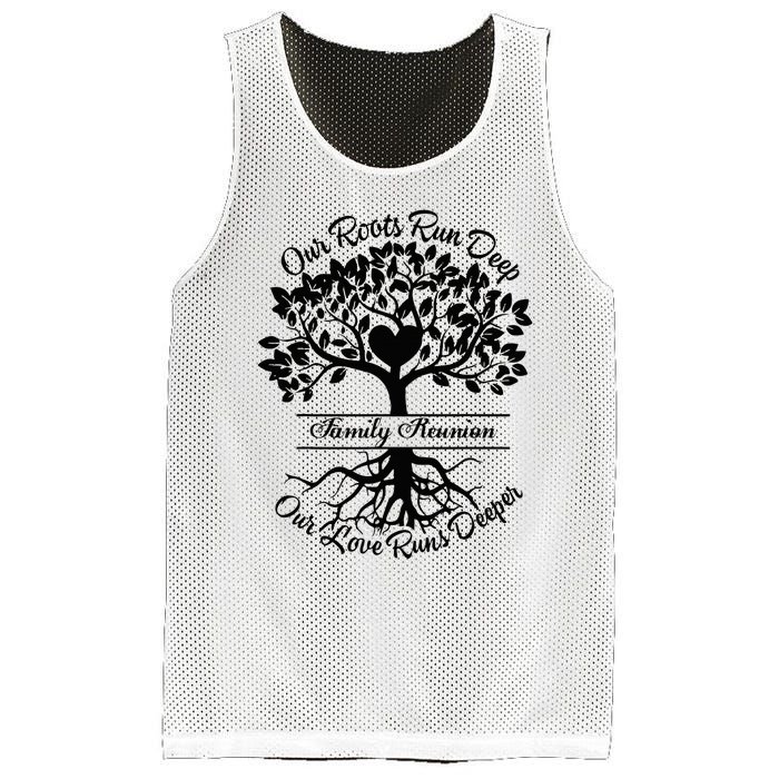 Our Roots Run Deep Our Love Runs Deeper Family Reunion 2024 Mesh Reversible Basketball Jersey Tank