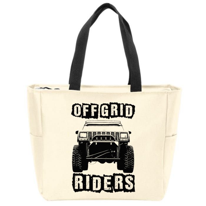 Off Road Rock Crawling Xj Zip Tote Bag