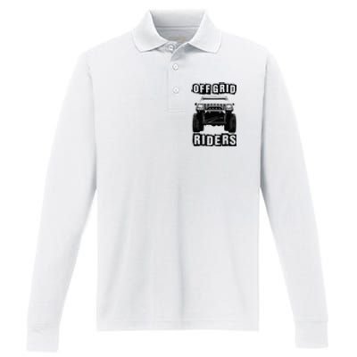 Off Road Rock Crawling Xj Performance Long Sleeve Polo