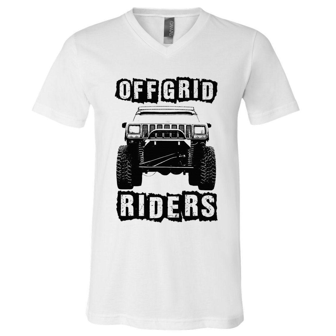 Off Road Rock Crawling Xj V-Neck T-Shirt