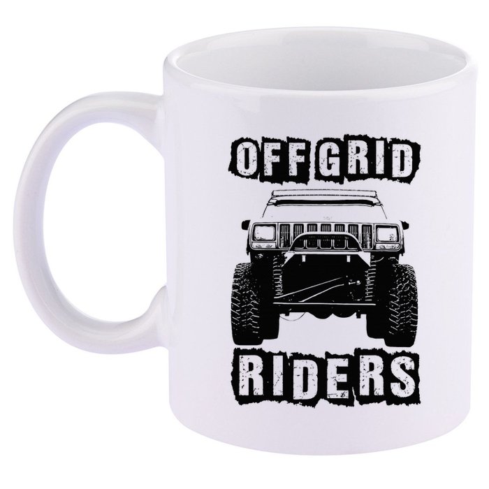 Off Road Rock Crawling Xj 11oz C Handle Ceramic Mug