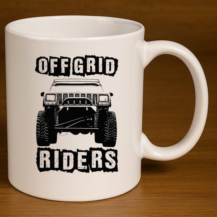Off Road Rock Crawling Xj 11oz C Handle Ceramic Mug