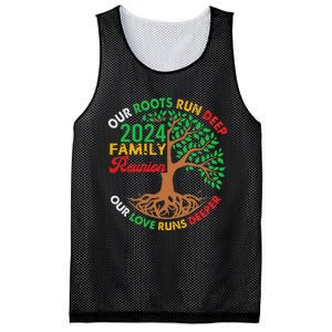 Our Roots Run Deep Our Love Runs Deeper Family Reunion 2024 Mesh Reversible Basketball Jersey Tank