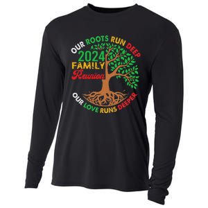 Our Roots Run Deep Our Love Runs Deeper Family Reunion 2024 Cooling Performance Long Sleeve Crew