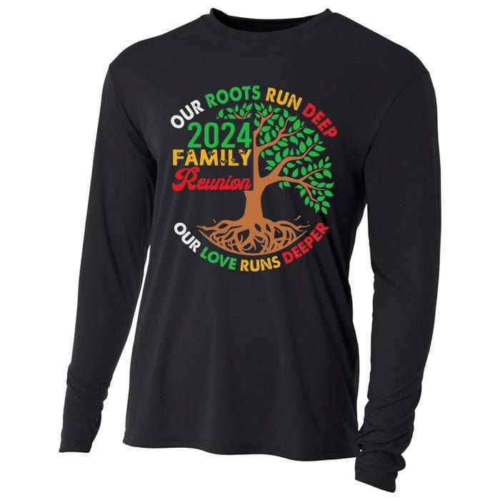 Our Roots Run Deep Our Love Runs Deeper Family Reunion 2024 Cooling Performance Long Sleeve Crew