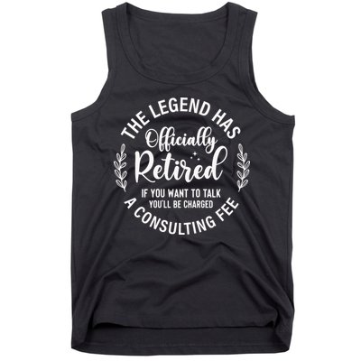 Officially Retired , Retirement Gift Tank Top