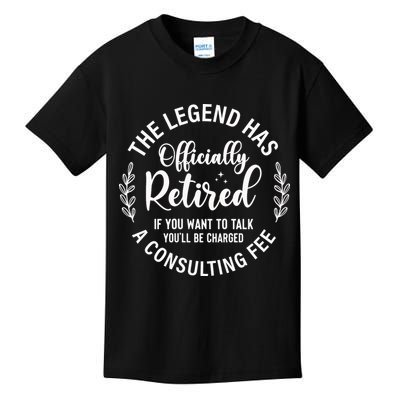 Officially Retired , Retirement Gift Kids T-Shirt