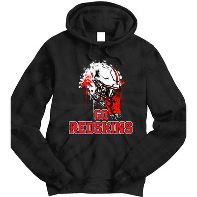 Oneonta Redskins Rising Helmet Go! Tie Dye Hoodie