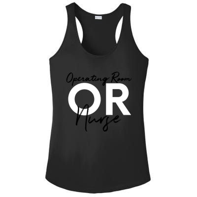 Operating Room Registered Nurse Hospital Rn Staff Gift Ladies PosiCharge Competitor Racerback Tank