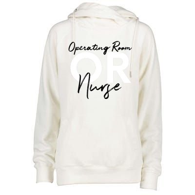 Operating Room Registered Nurse Hospital Rn Staff Gift Womens Funnel Neck Pullover Hood