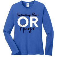 Operating Room Registered Nurse Hospital Rn Staff Gift Ladies Long Sleeve Shirt