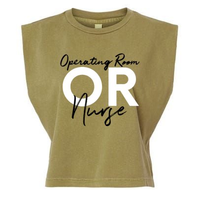 Operating Room Registered Nurse Hospital Rn Staff Gift Garment-Dyed Women's Muscle Tee