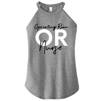 Operating Room Registered Nurse Hospital Rn Staff Gift Women’s Perfect Tri Rocker Tank