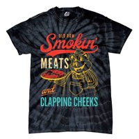 Old Row Smokin Meats And Clapping Cheeks Funny Tie-Dye T-Shirt
