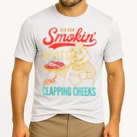 Old Row Smokin Meats And Clapping Cheeks Funny Performance Shirt