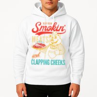 Old Row Smokin Meats And Clapping Cheeks Funny Hoodie