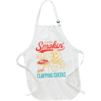 Old Row Smokin Meats And Clapping Cheeks Funny Apron