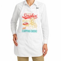 Old Row Smokin Meats And Clapping Cheeks Funny Apron