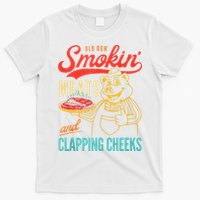 Old Row Smokin Meats And Clapping Cheeks Funny T-Shirt