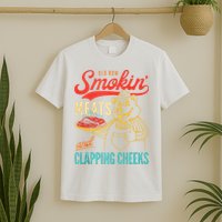 Old Row Smokin Meats And Clapping Cheeks Funny T-Shirt