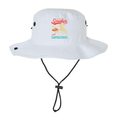 Old Row Smokin Meats And Clapping Cheeks Funny Bucket Hat