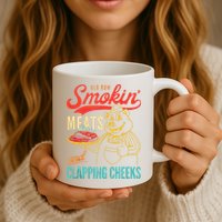 Old Row Smokin Meats And Clapping Cheeks Funny Mug