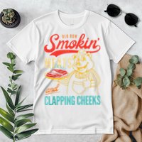 Old Row Smokin Meats And Clapping Cheeks Funny Premium T-Shirt