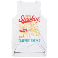 Old Row Smokin Meats And Clapping Cheeks Funny Tank Top