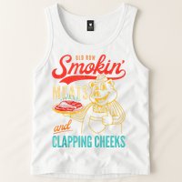 Old Row Smokin Meats And Clapping Cheeks Funny Tank Top