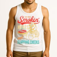 Old Row Smokin Meats And Clapping Cheeks Funny Tank Top