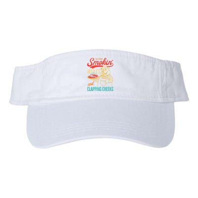 Old Row Smokin Meats And Clapping Cheeks Funny Visor