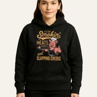 Old Row Smokin Meats And Clapping Cheeks Funny Hoodie